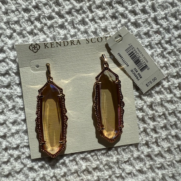 Kendra Scott Rose Gold Earrings - Picture 3 of 8